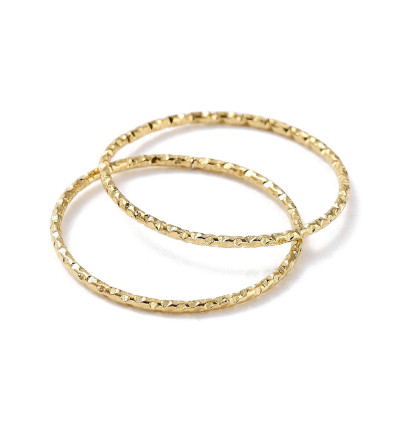 17,5mm - Pendentif cercle texturé