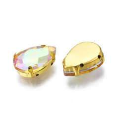 18mm - Strass à coudre - goutte