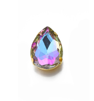 18mm - Strass à coudre - goutte
