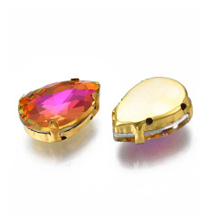 18mm - Strass à coudre - goutte