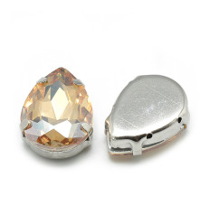 14mm - Strass à coudre - goutte