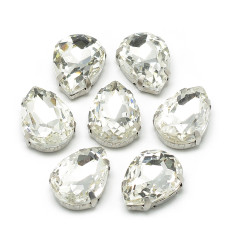 14mm - Strass à coudre - goutte