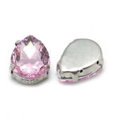 14mm - Strass à coudre - goutte