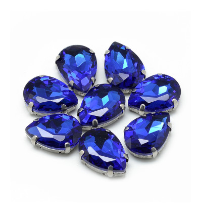 14mm - Strass à coudre - goutte