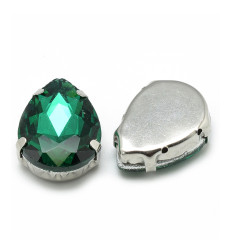 14mm - Strass à coudre - goutte