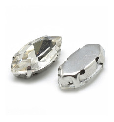 15mm - Strass à coudre - amande