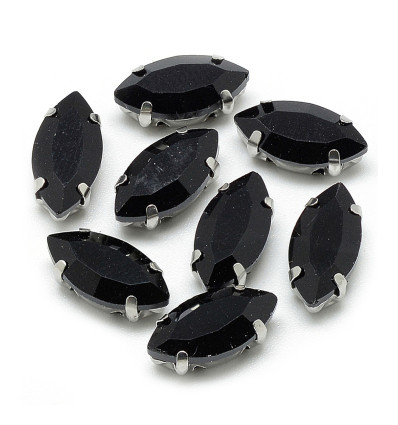 15mm - Strass à coudre - amande