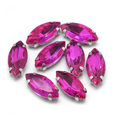 15mm - Strass à coudre - amande