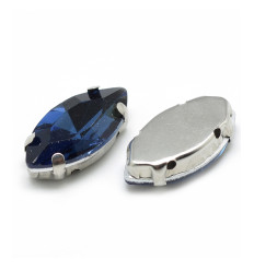 15mm - Strass à coudre - amande