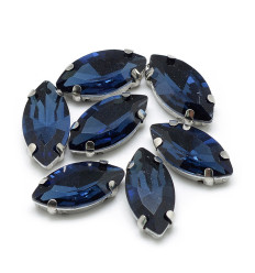 15mm - Strass à coudre - amande