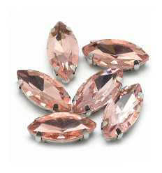 15mm - Strass à coudre - amande