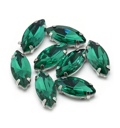 15mm - Strass à coudre - amande