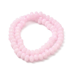 Chapelet perles pumpkins en verre