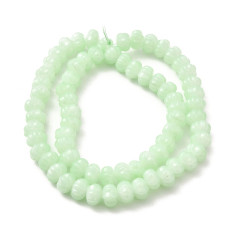 Chapelet perles pumpkins en verre