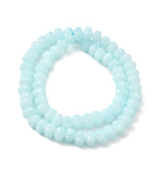 Chapelet perles pumpkins en verre