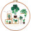 Kit broderie "plantes en pots&nbsp;»