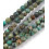 4mm - turquoise africaine - Chapelet pierre lis