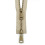 40cm - Zip Double Curseur bronze - beige