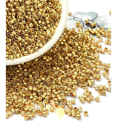 2mm - Petites perles tubes de verre