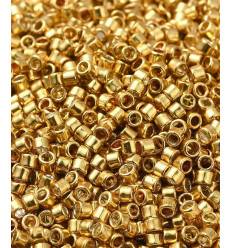 2mm - Petites perles tubes de verre