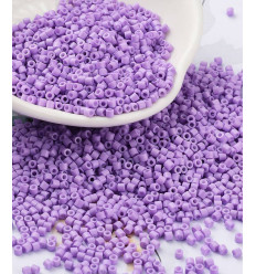 2mm - Petites perles tubes de verre