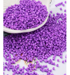 2mm - Petites perles tubes de verre