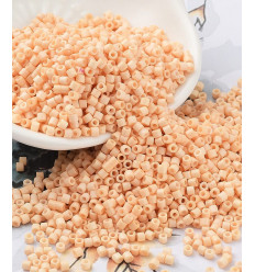 2mm - Petites perles tubes de verre