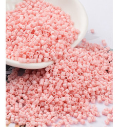 2mm - Petites perles tubes de verre