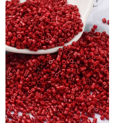 2mm - Petites perles tubes de verre