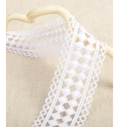 Galon guipure géométrique (10cm)