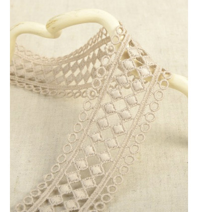 Galon guipure géométrique (10cm)