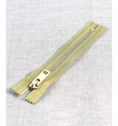 20 cm - zip non séparable lurex