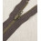 30 cm - zip séparable métal Kaki