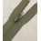30 cm - zip séparable métal Marine