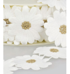 Galon guipure grosses fleurs (10cm)