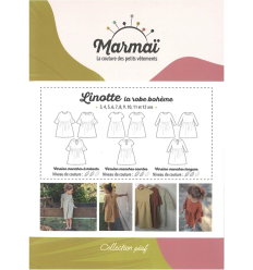 Patron Linotte la robe bohème | Du 3 au 12 ans