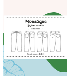 Patron Moustique le jean carotte | Du 3 au 12 ans