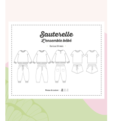 Patron Sauterelle l’ensemble bébé | Du 6 au 24 mois