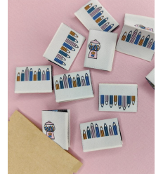 Etiquettes à coudre “Bubble gum”