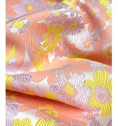 Jacquard Lurex - LIGHT ROSE