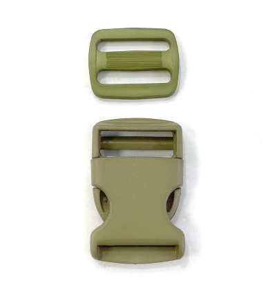 30mm - Boucle clip pour banane + coulisse