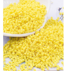 2mm - Petites perles tubes de verre