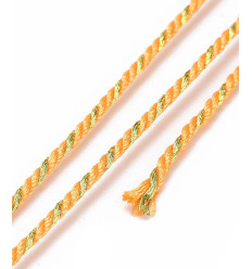 Cordon indien torsadé lurex