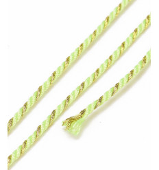 Cordon indien torsadé lurex (1m)