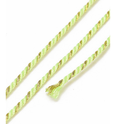 Cordon indien torsadé lurex (1m)