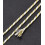 Cordon indien torsadé lurex (1m)