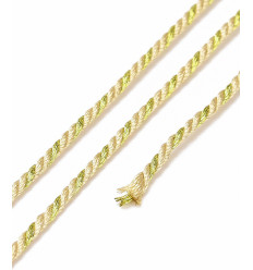 Cordon indien torsadé lurex (1m)