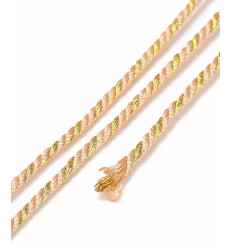 Cordon indien torsadé lurex (1m)
