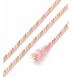 Cordon indien torsadé lurex (1m)