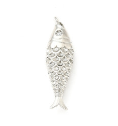 Pendentif poisson pêché
